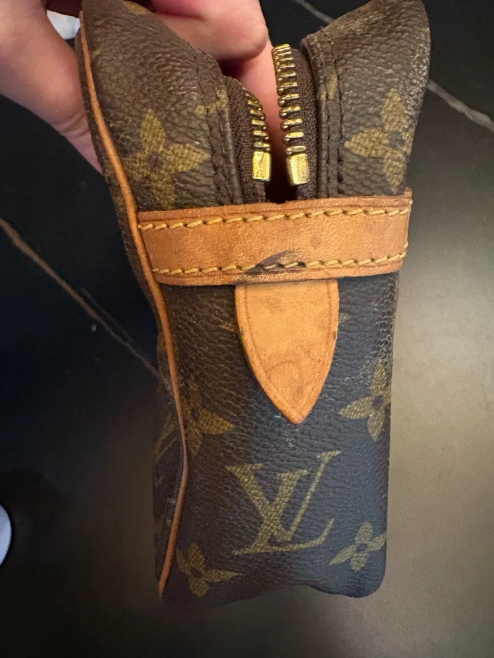 Vintage Louis Vuitton Compiegne 23 Monogram Clutch Pouch M51847 As Is